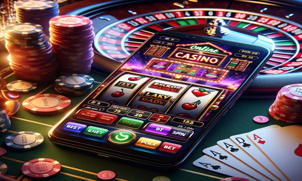 What entry confirmation records show after an online lottery draw?